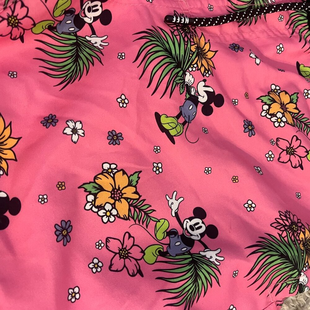 Disney x Neff Pink Mickey Tropical Swim Trunks S - Picture 5 of 9
